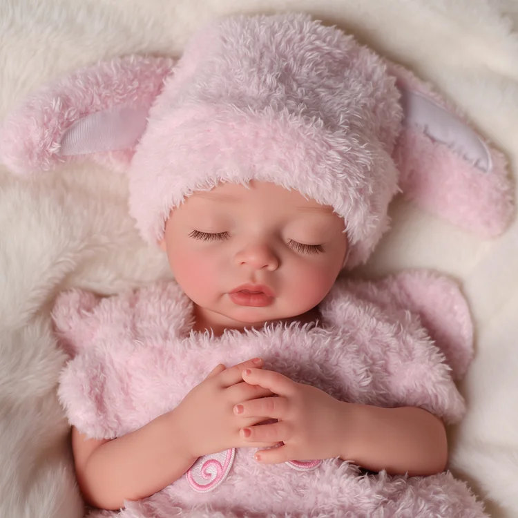 Babeside Ivan 12"/16" Realistic Silicone Sleeping Baby Little Infant Girl In Sweet DreamLand