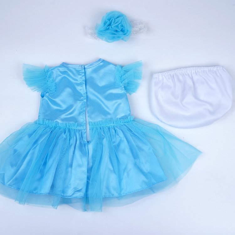 Blue 3-piece baby suit for 20-inch reborn baby doll Minibabydolls® Minibabydolls®