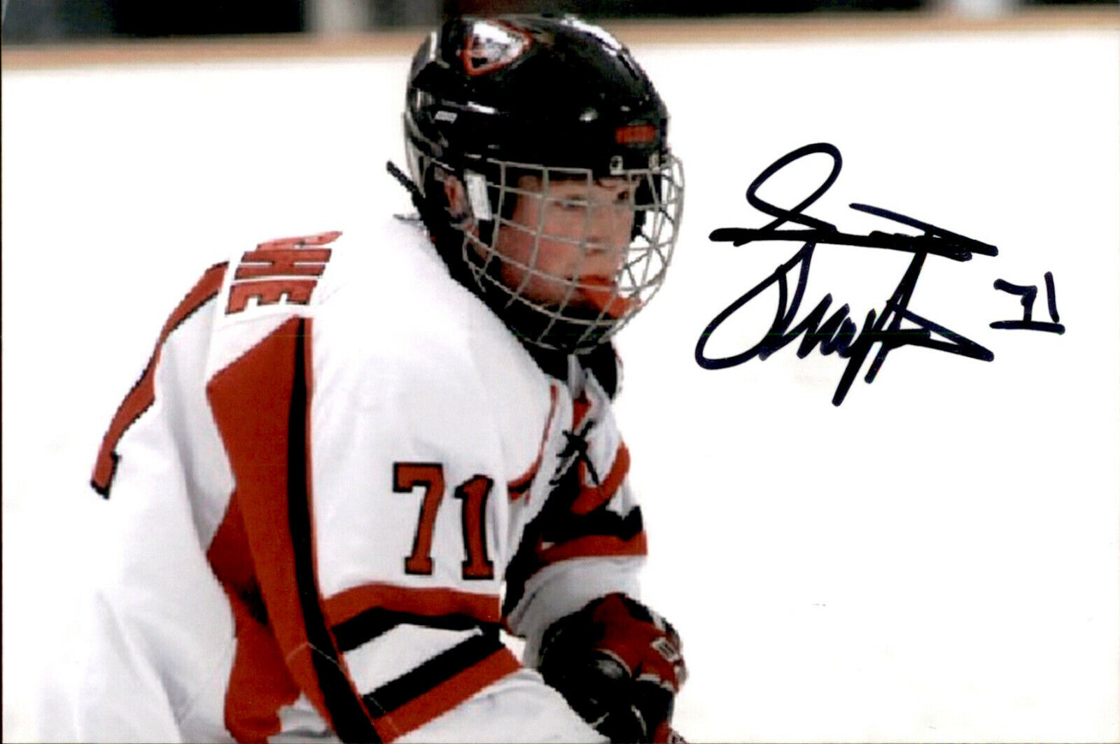 Sean Dhooghe SIGNED 4x6 Photo Poster painting TEAM USA / NHL DRAFT 2017 #4