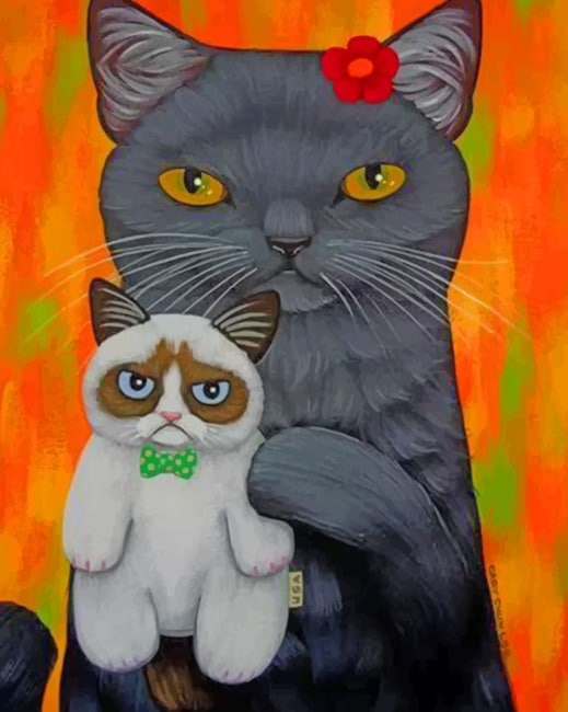 

Mad Cats – Paint By Numbers - 40*50CM, 501 Original
