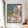 Christmas Eve Rabbit-11CT Stamped Cross Stitch 55*70cm/21.65*27.56in(Big Size) tapestrymarket