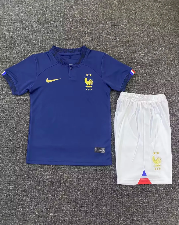 2022 France home Thailand version football jersey kids size