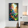 (40*70cm)Butterfly Flowers - Full Round Drill Diamond Painting