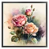 Flowers-11CT Stamped Cross Stitch 40*40cm/15.75*15.75in