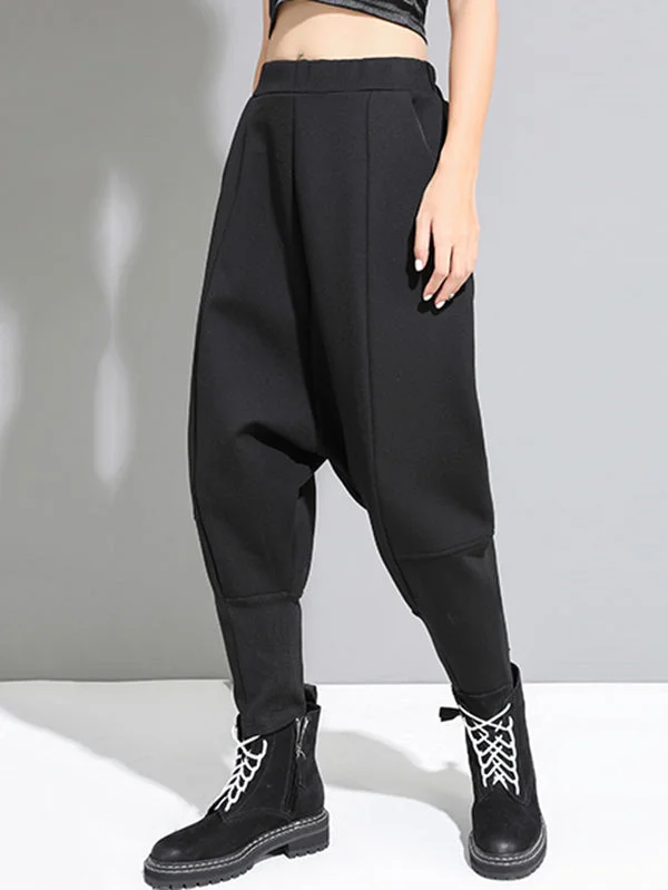 Fashion Loose Split-Joint Harem Pants