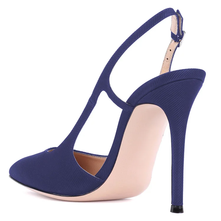 MICHAEL Michael Kors | Shoes | Michael Kors Navy Blue Slingback Heels  Womens Size 75 | Poshmark