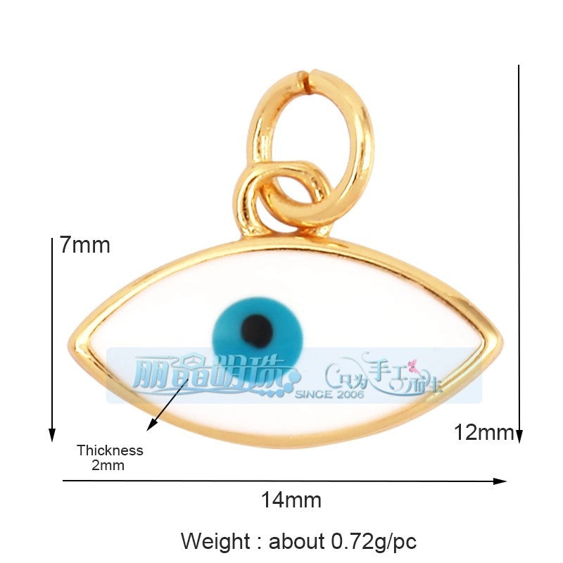 1 Piece Copper Devil’s Eye Pendant Jewelry Accessories