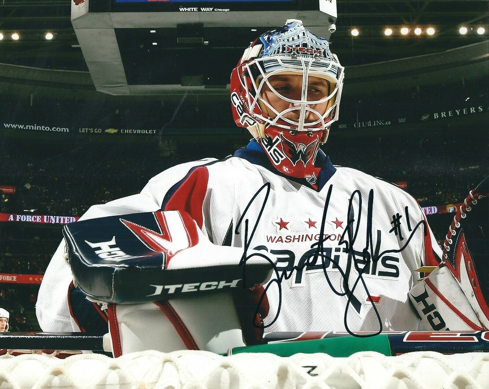 Autographed 8x10 BRENT JOHNSON Washington Capitals Photo Poster painting - w/COA