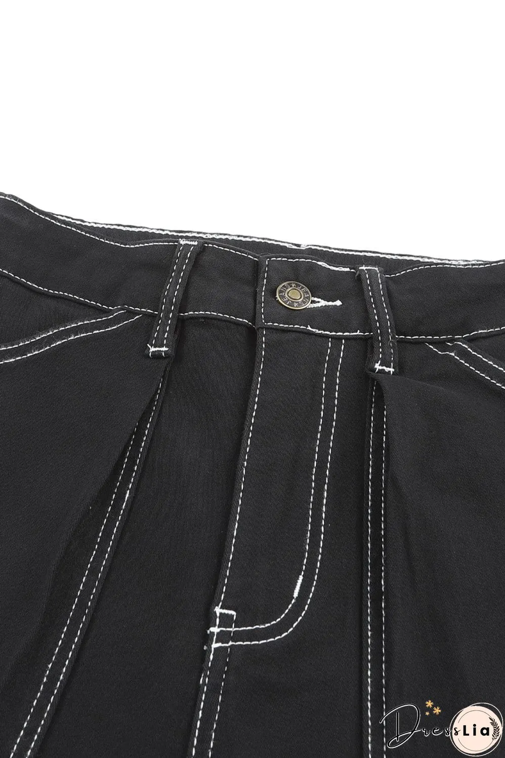 Contemporary Black Cargo Pants
