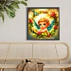 Diamond Painting -DIY Round Drill Girl(40x40cm)