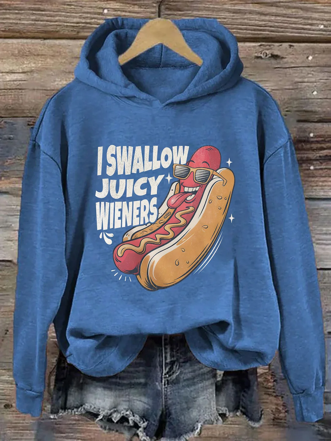 I Swallow Juicy Wieners Hoodie