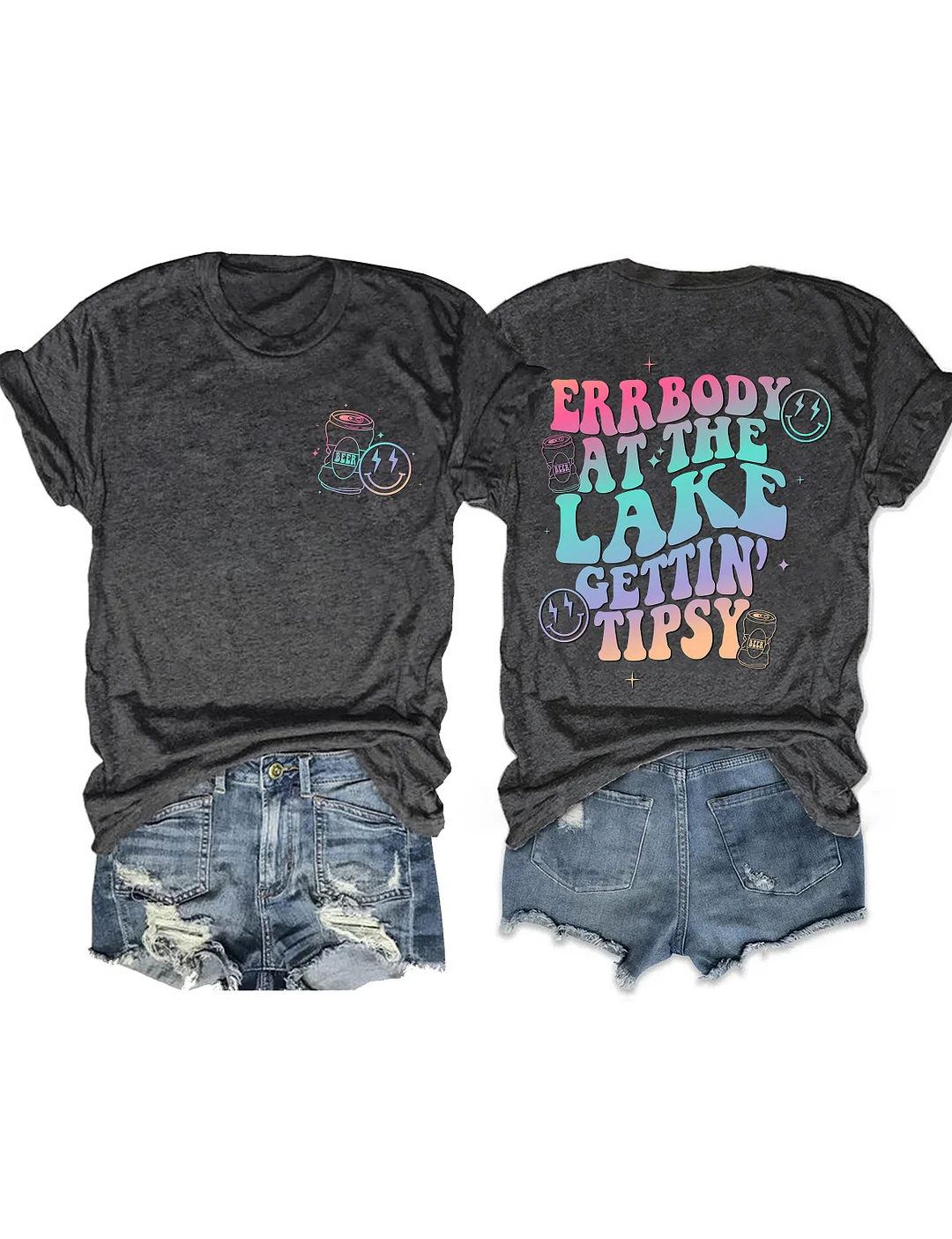 Errbody At The Lake Gettin Tipsy T-shirt