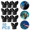 10Pcs Scuba Diving Second Stage Silicone Mouthpiece Bite Octopus Holder Retainer