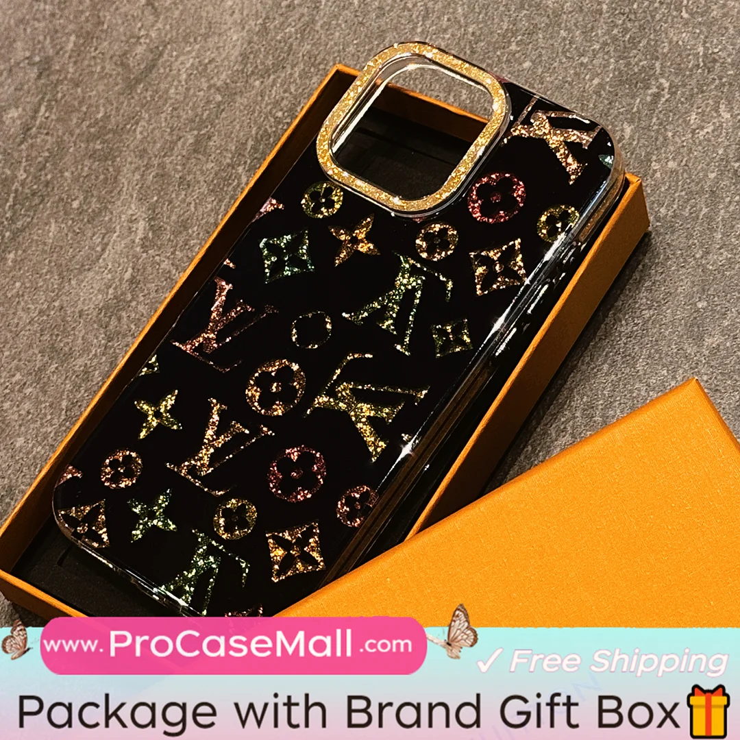 LV LOUIS VUITTON HIGH QUALITY SHINY APPLE PHONE CASE ProCaseMall