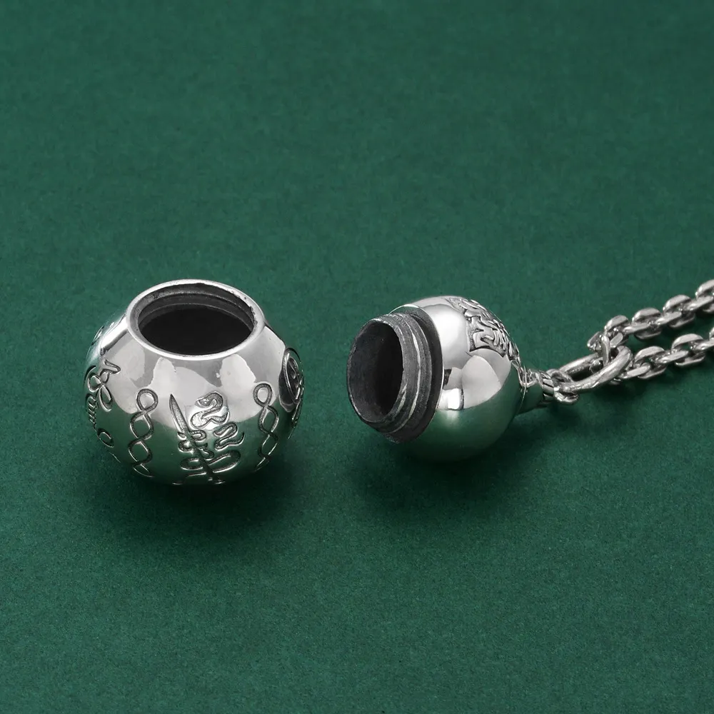 Chinese Style Fortune Luck Five Thunder Gourd Necklace