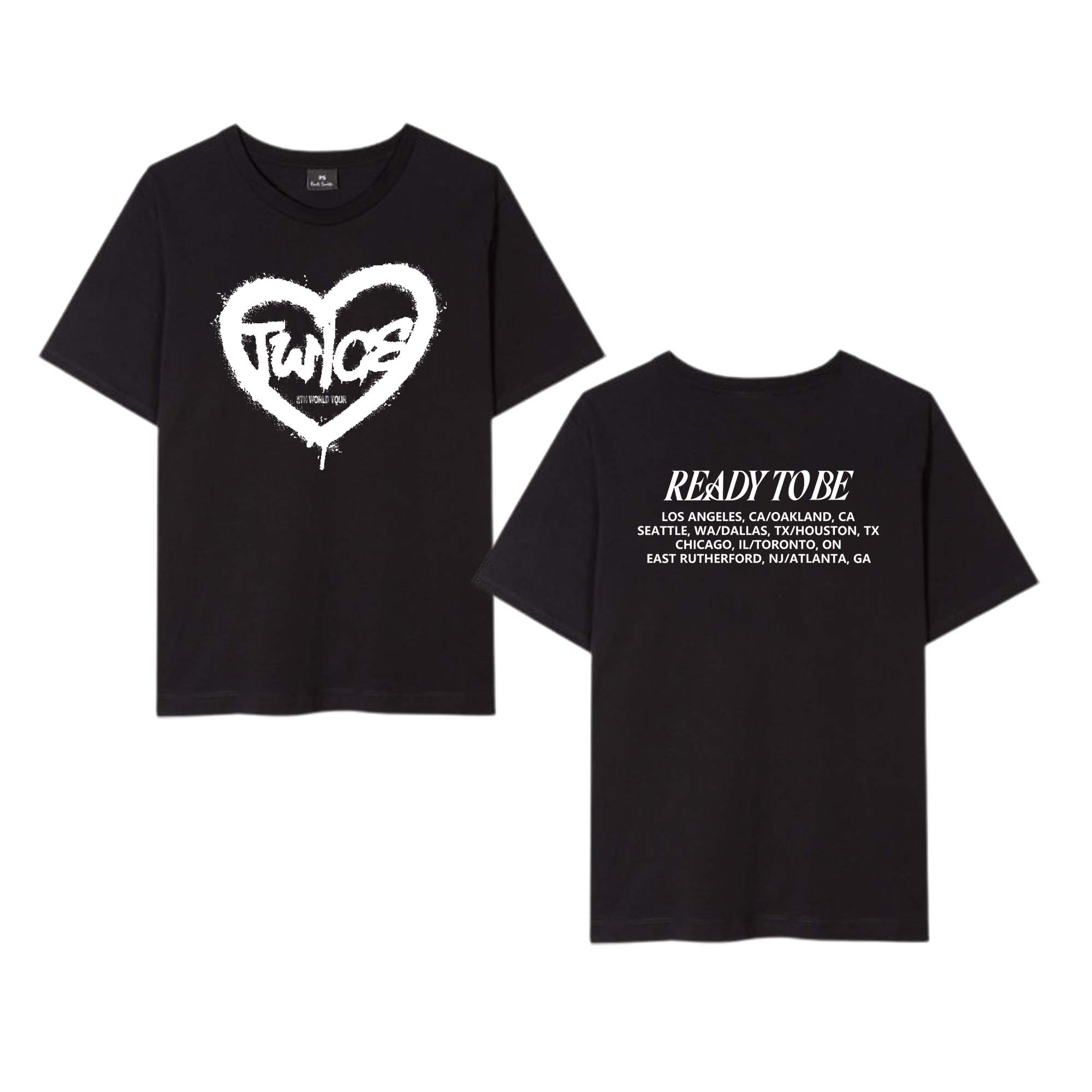 Camiseta Unissex Twice Ready To Be Tour