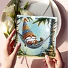 6PCS DIY Diamond Art Greeting Cards Gnome Theme Congratulations Cards & Gifts