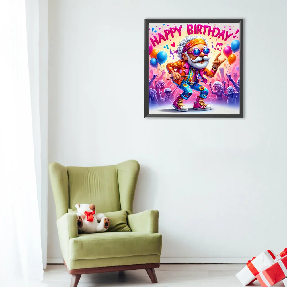 Diamond Painting - Full Round Drill - Grandma(Canvas|40*40cm)