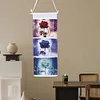 DIY Diamond Painting 3 Pockets Home Organizer Wall Door Hanging Storage Bag Kit