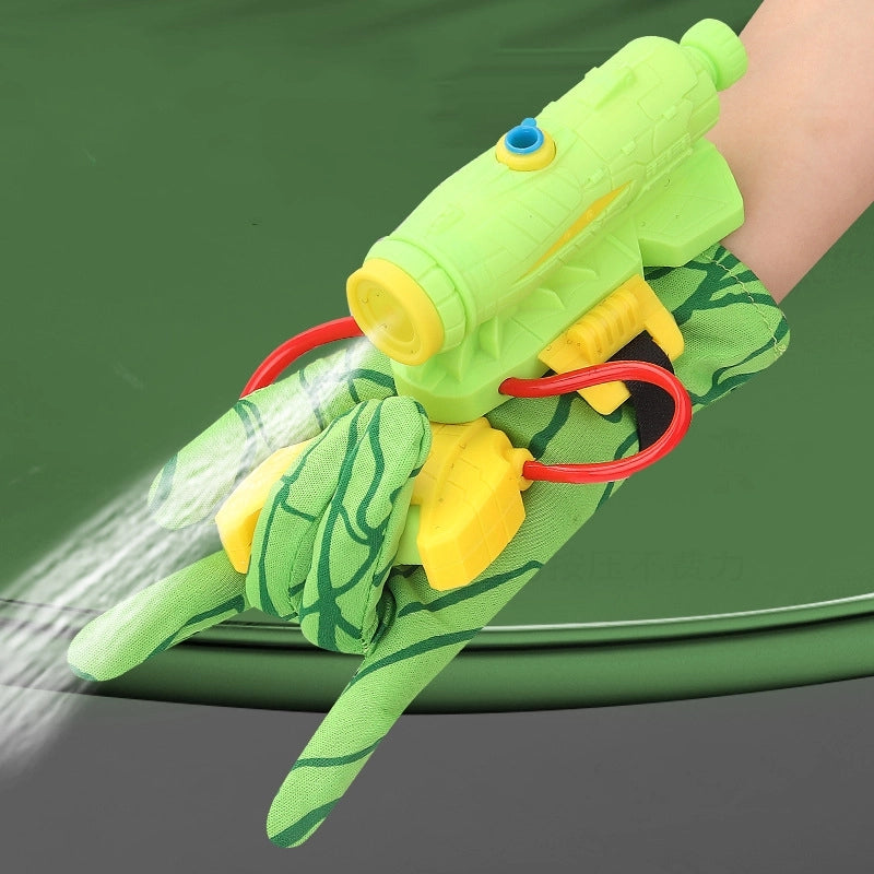 Spider Wrist Launcher Children’s Wearable Spider Gloves Water Play Toy Manual Press Water Gun