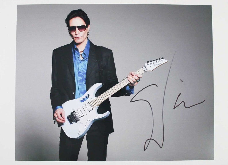 Steve Vai Signed Autographed Glossy 11x14 Photo Poster painting - COA Matching Holograms