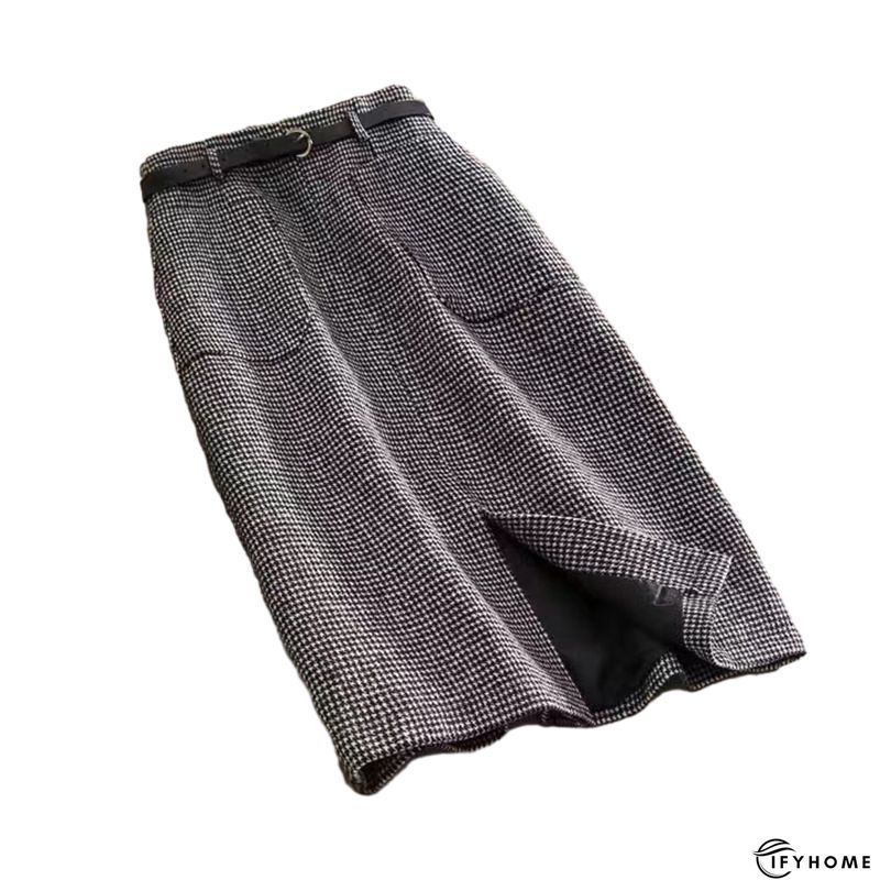 Casual Basic Daily Vintage British Half Long Skirt | IFYHOME