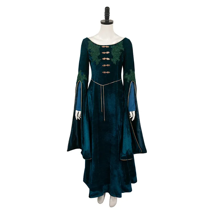 House Of The Dragon Season 2 (2024) Alicent Hightower Green Dress Cosplay Costume Outfits Halloween Carnival Suit