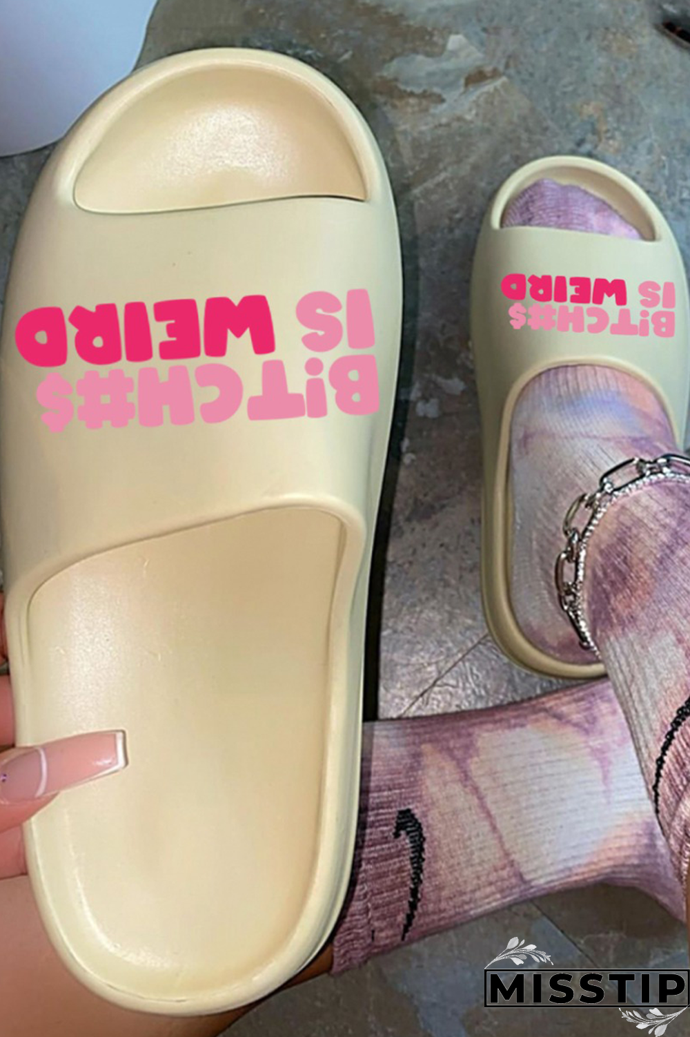 Brown Casual Patchwork Letter Opend Comfortable Out Door Shoes