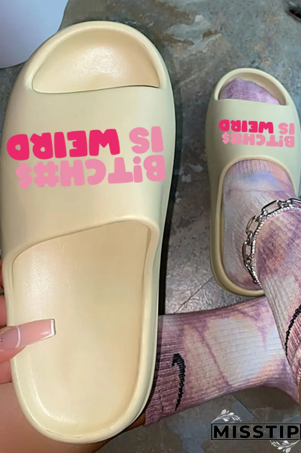 Brown Casual Patchwork Letter Opend Comfortable Out Door Shoes