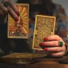Gold Tarot Divination Cards