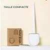 Mini Brosse de Toilette Murale en Silicone