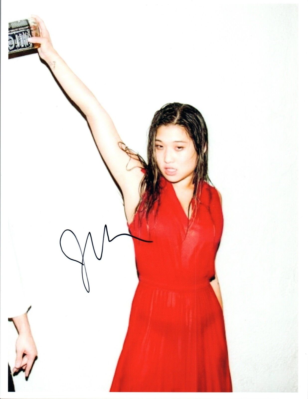 Jenna Ushkowitz Signed Autographed 8x10 Photo Poster painting Glee Actress VD