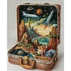 (Multi-Style) The Scenery In The Suitcase-11CT Stamped Cross Stitch 45*55cm/17.72*21.65in