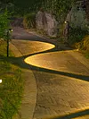 Solar Pathway Lights Decorative Path Light Solar Powered Outdoor Landscape Lighting for Driveway Lawn Patio Garden Yard