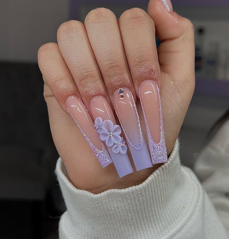 50 Prettiest Lavender Nail Designs for Soft Springtime Looks