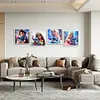 4-Piece Set - Stitch And Disney Princesses Series-Full Round Diamond Painting 30*30CM