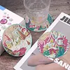 8pcs DIY Diamond Painting Coaster Kit - House