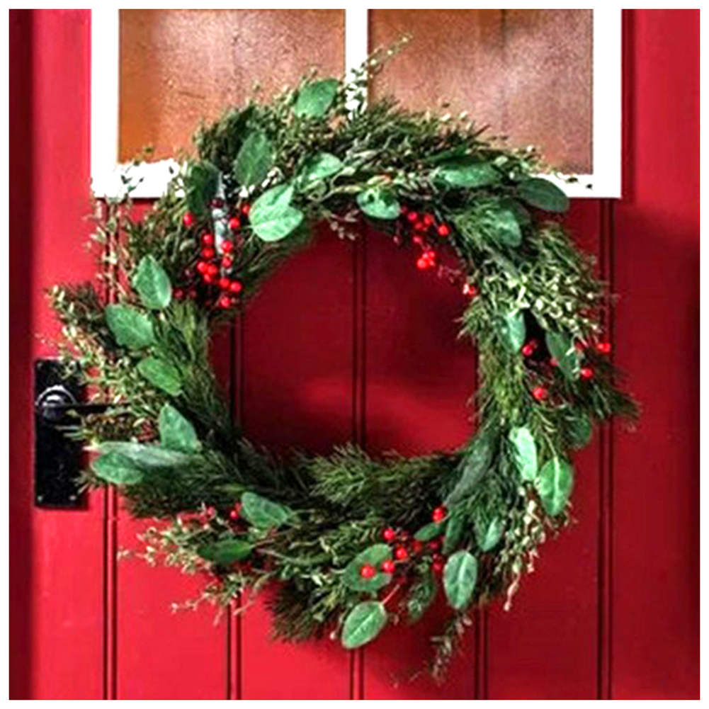 

Christmas Wreath - Round Drill Diamond Painting - 40*40CM, 501 Original