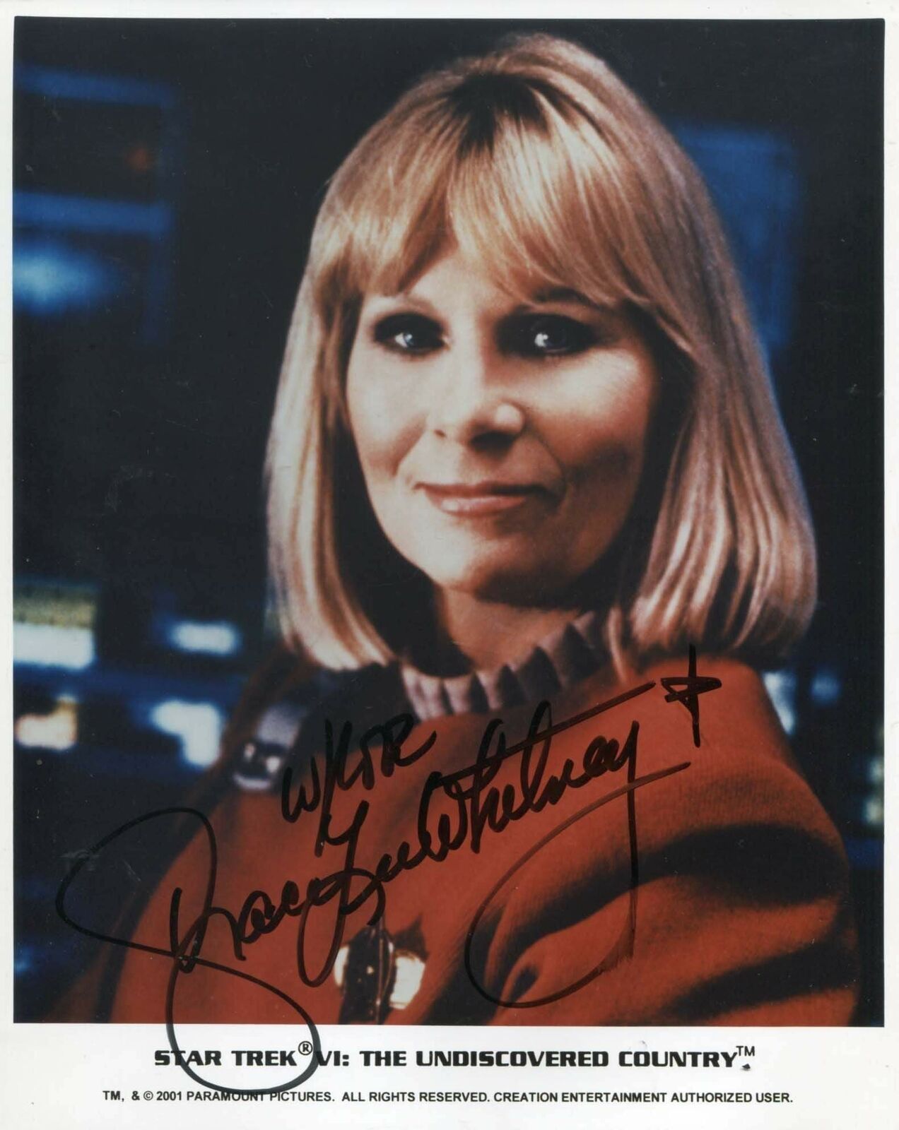 ACTRESS Grace Lee Whitney autograph, signed Photo Poster paintings