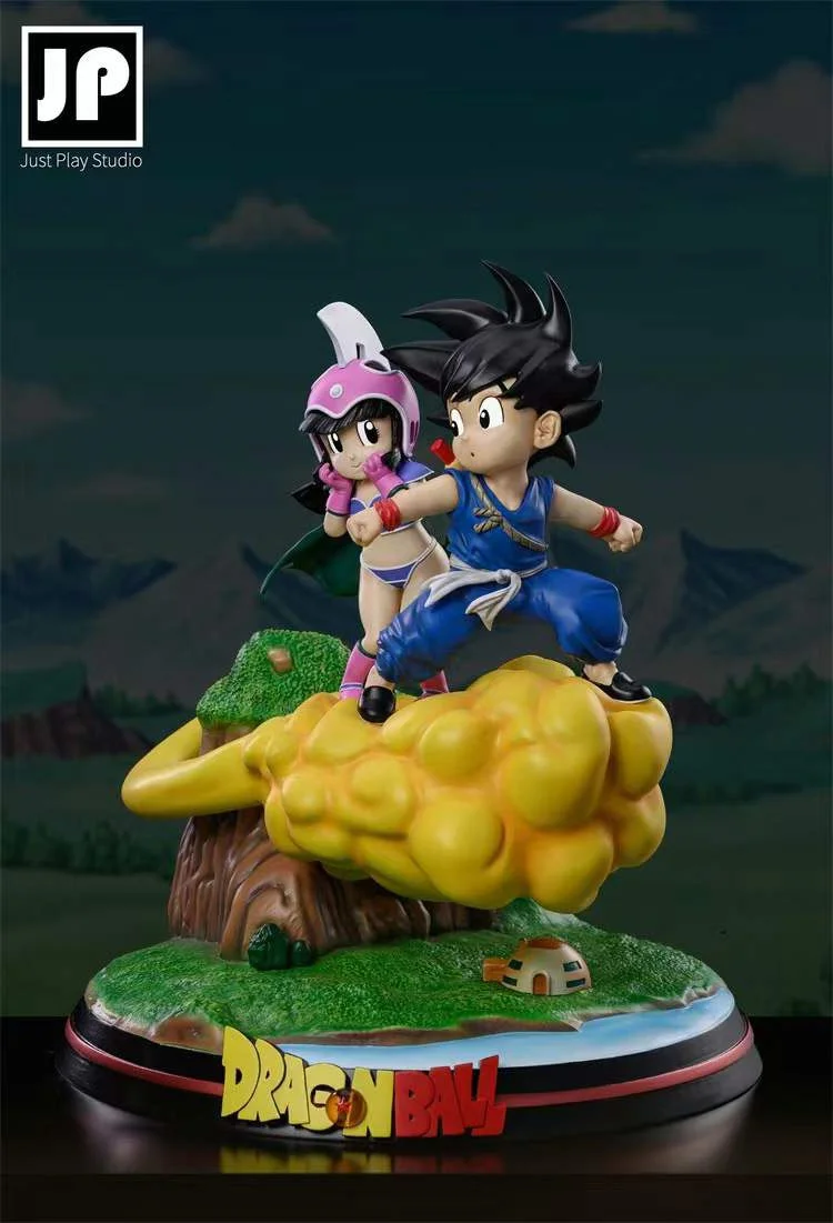 Little Son Goku & Chichi - Dragon Ball Resin Statue - Just Play Studio  [Pre-Order]