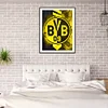 (Multi-Größe Rund/Vierkant) Fußball Borussia Dortmund - Volle Diamant Malerei