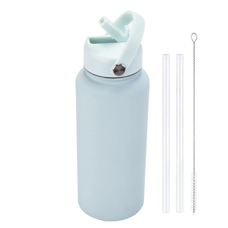 Casual Solid Color Stainless Steel Thermos Cup