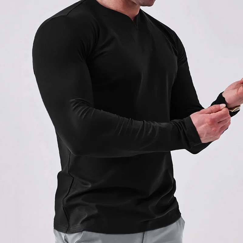 Neck Design Bottoming T-shirt-inspireuse