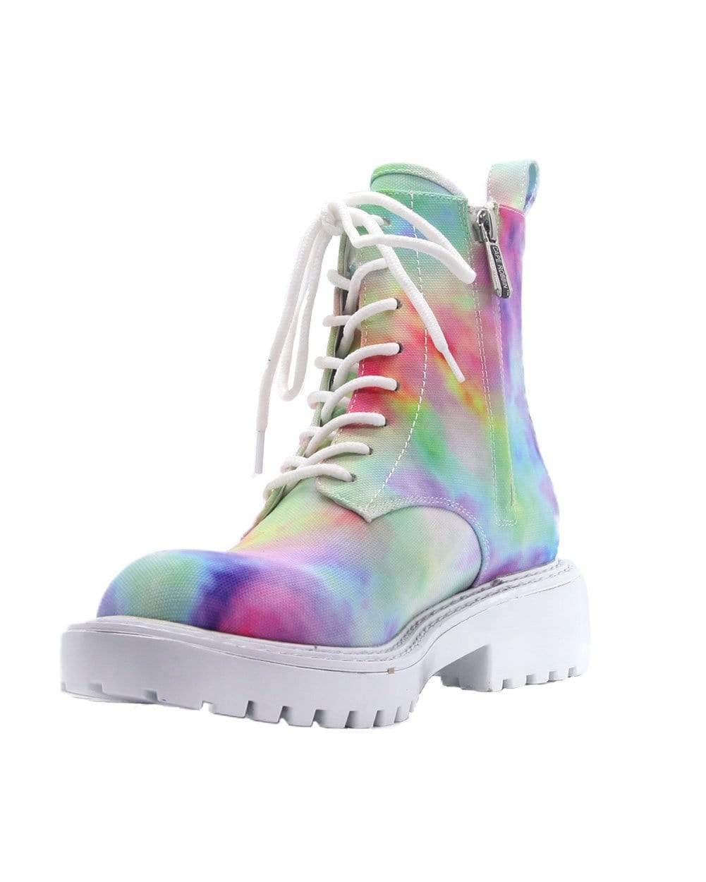 tie dye combat boots