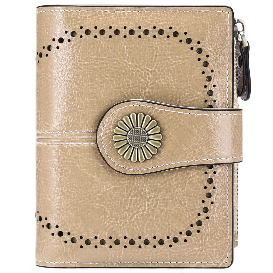 Cropped Zip Wallet