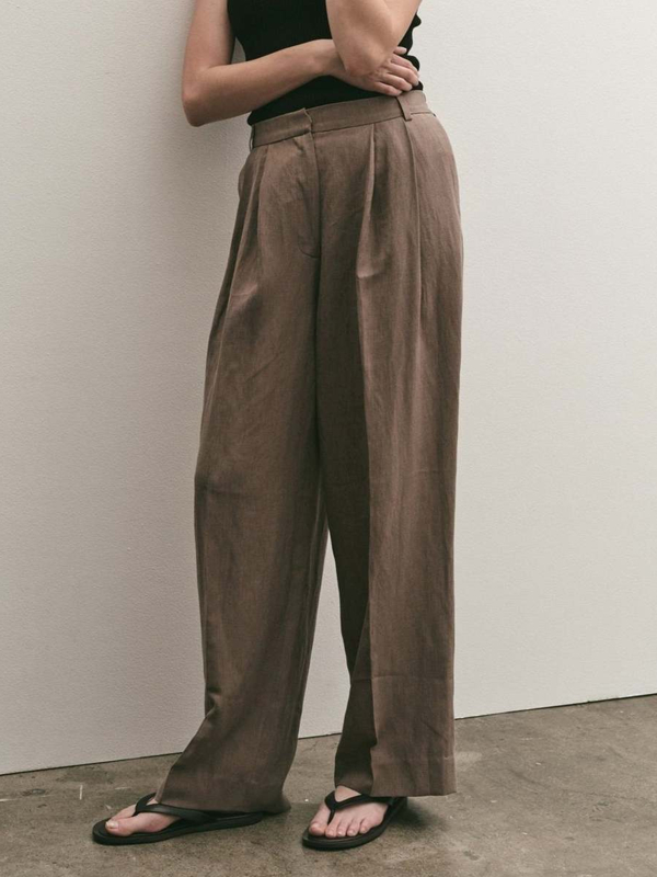 Linen Casual Wide Leg Women's Pants tjj Shicloths