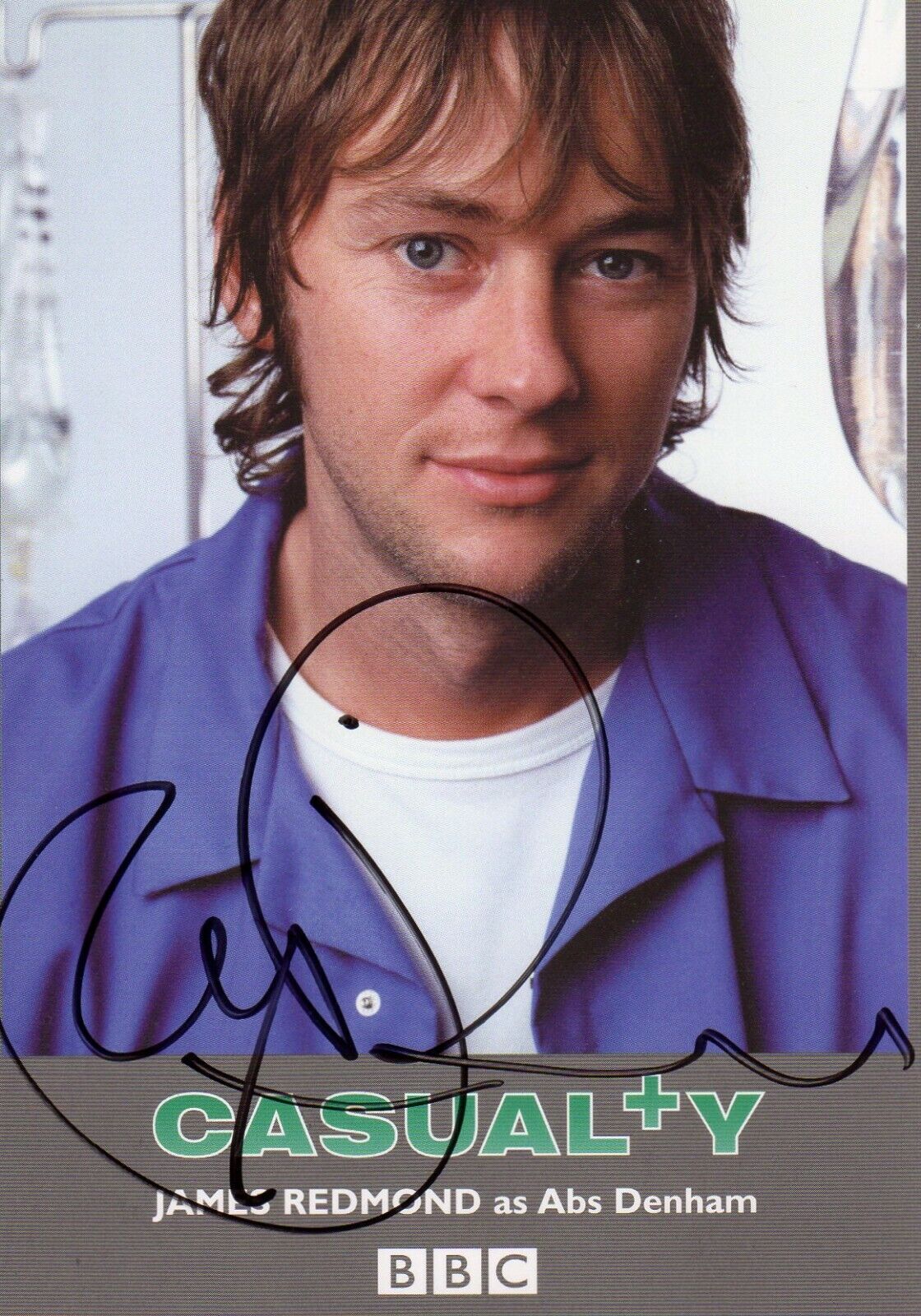 JAMES REDMOND AUTOGRAPH, CASUALTY