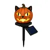 Resin Solar Halloween Pumpkin Garden Stake Light Solar Lights Garden Decor