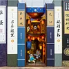 Fireworks Night --- 3D Wooden Puzzle Book Nook DIY Dollhouse with Sensor Light 