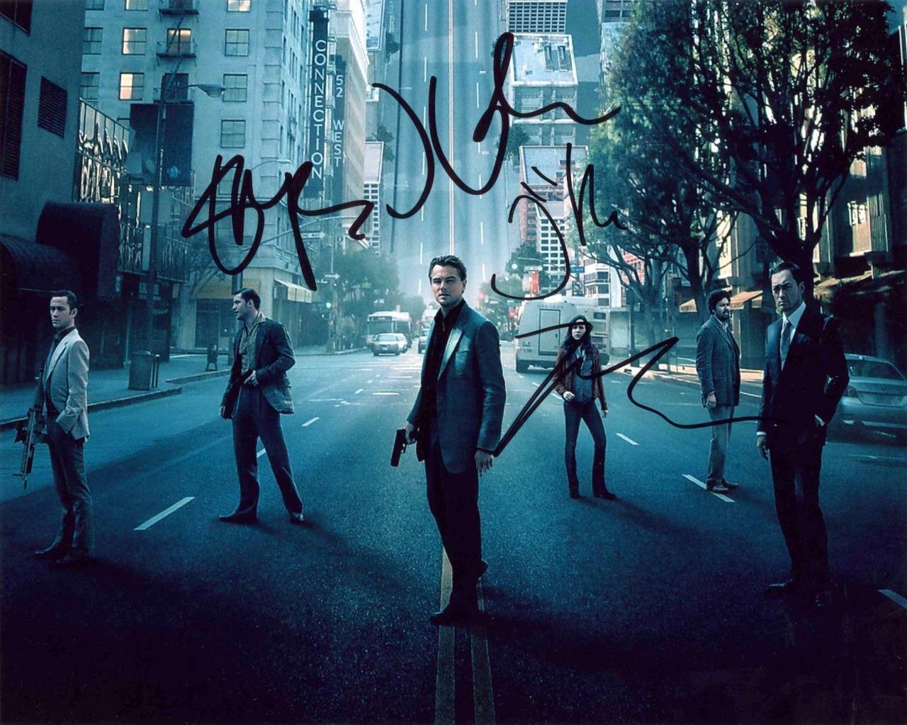 Inception Cast X4 SIGNED AUTOGRAPHED 10 X 8